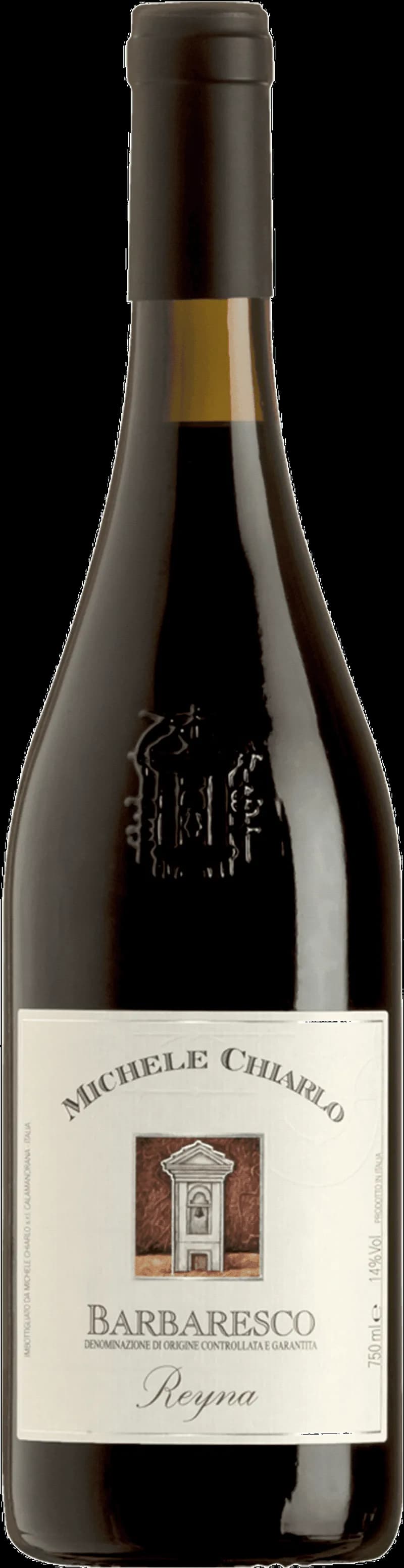 Flaska med rött vin från Michele Chiarlo