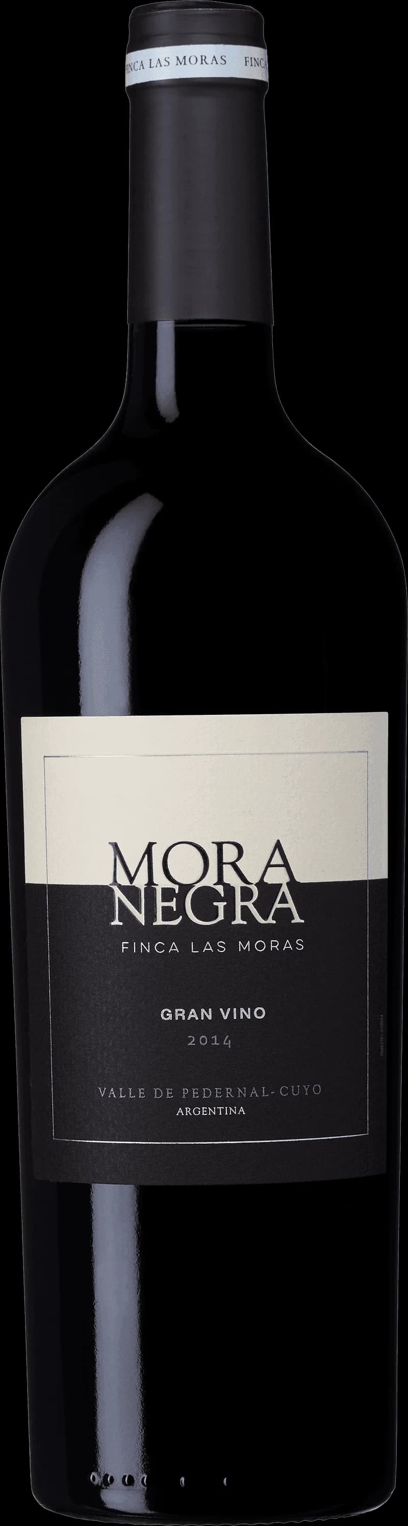 Flaska med rött vin från Mora