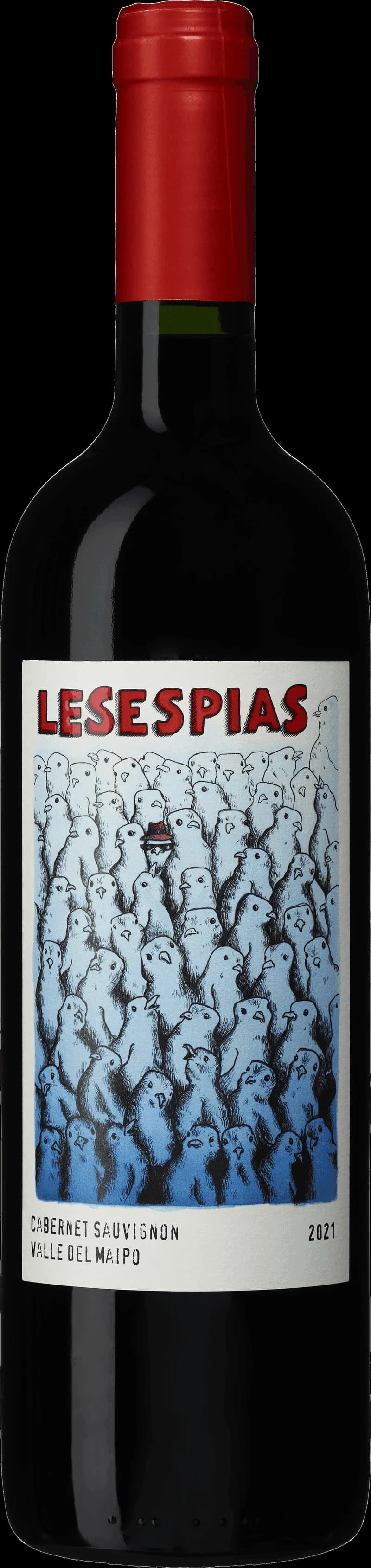 Flaska med rött vin från Moretta Wines