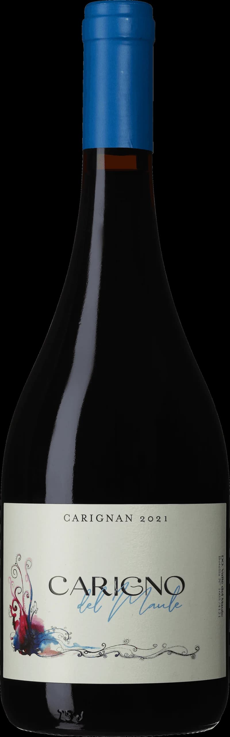 Flaska med rött vin från Moretta Wines