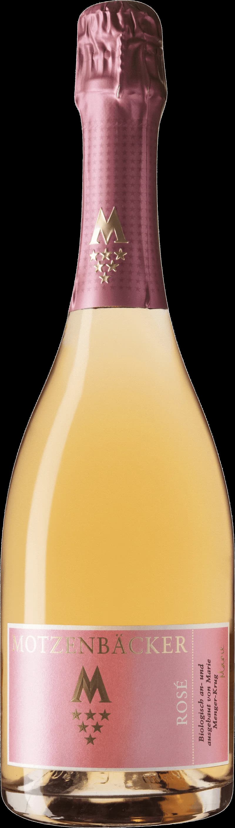 Motzenbacker mousserande vin i ett elegant glas