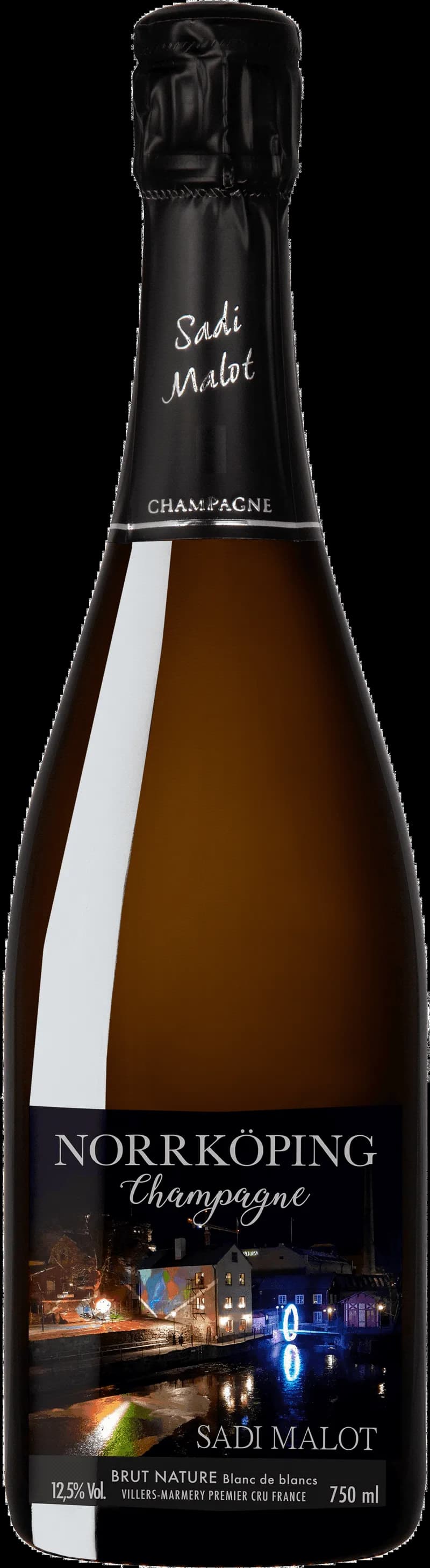 Flaskor med champagne och mousserande vin från Norrköping