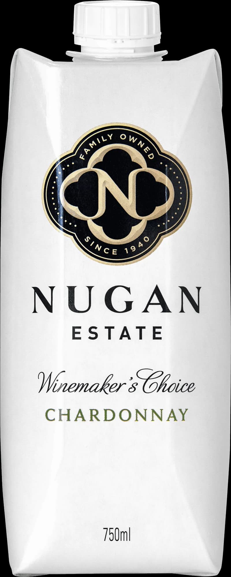 Flaska Nugan Estate Winemaker's Choice vitt vin mot ljus bakgrund