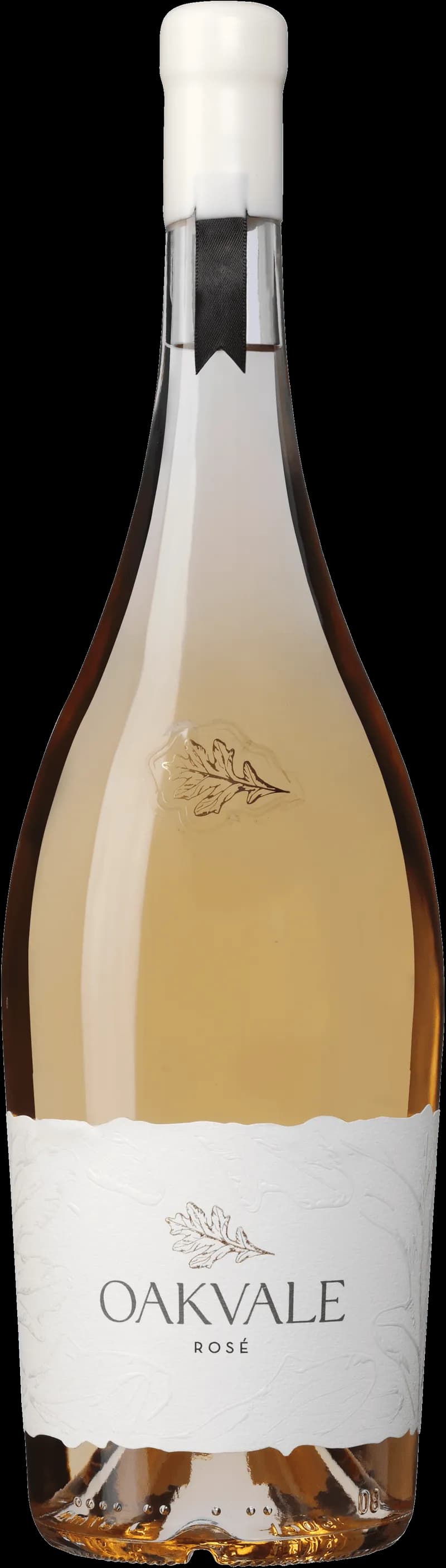 Flaska Oakvale Estate rosévin mot ljus bakgrund