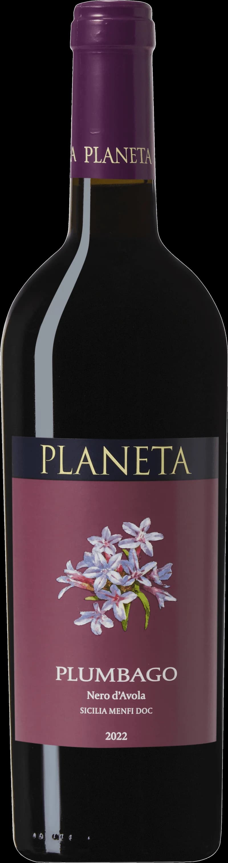Flaska av Planeta rött vin på ett bord
