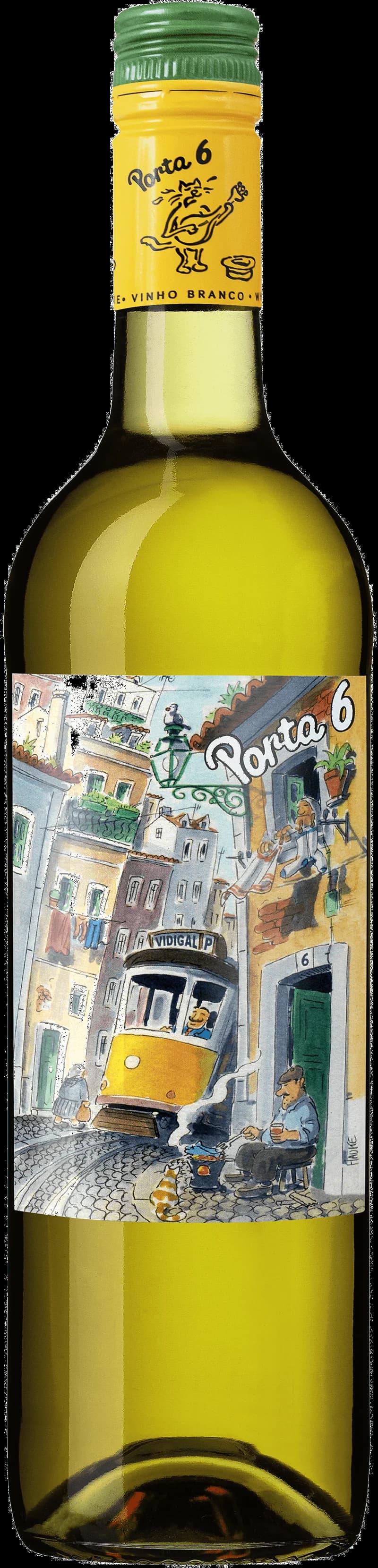 Porta 6 vitt vin i en elegant flaska