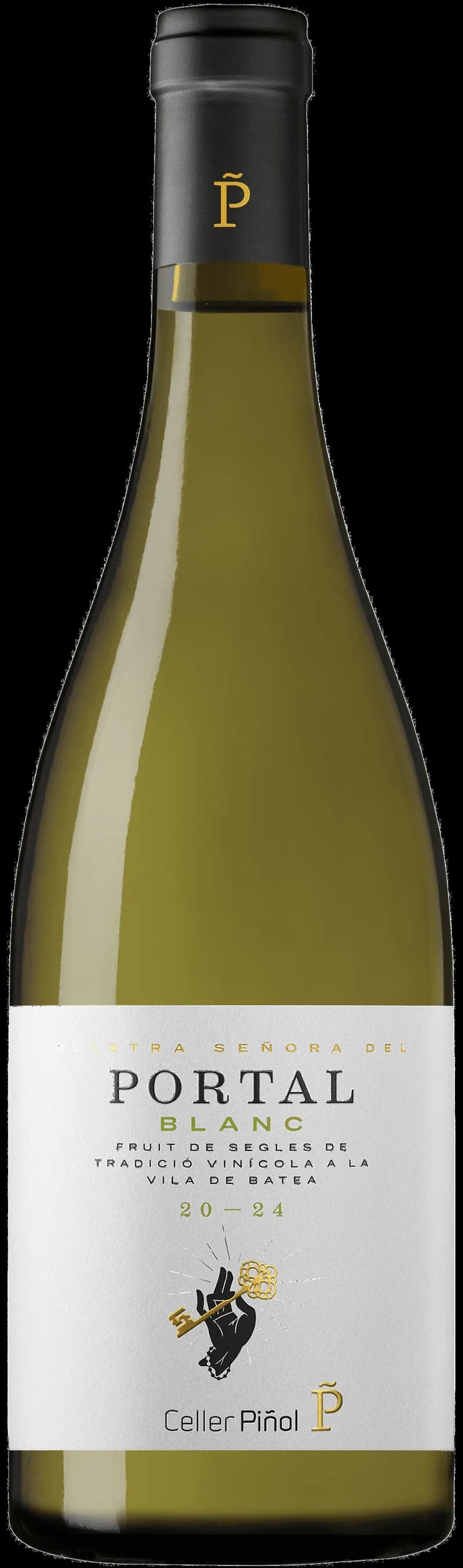 Flaska Portal White vitt vin mot ljus bakgrund