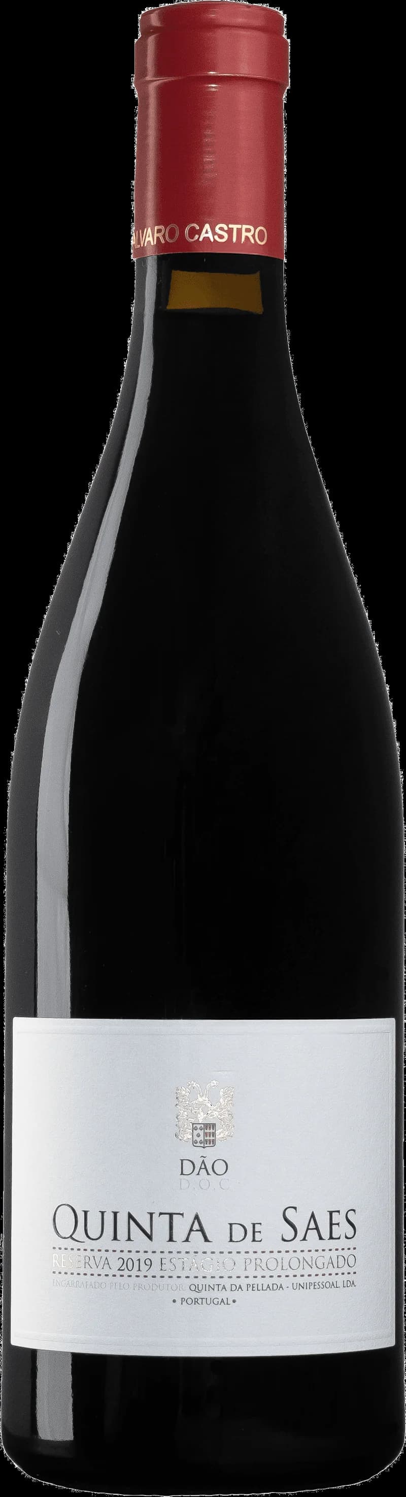 Flaska av rött vin från Quinta da Pellada