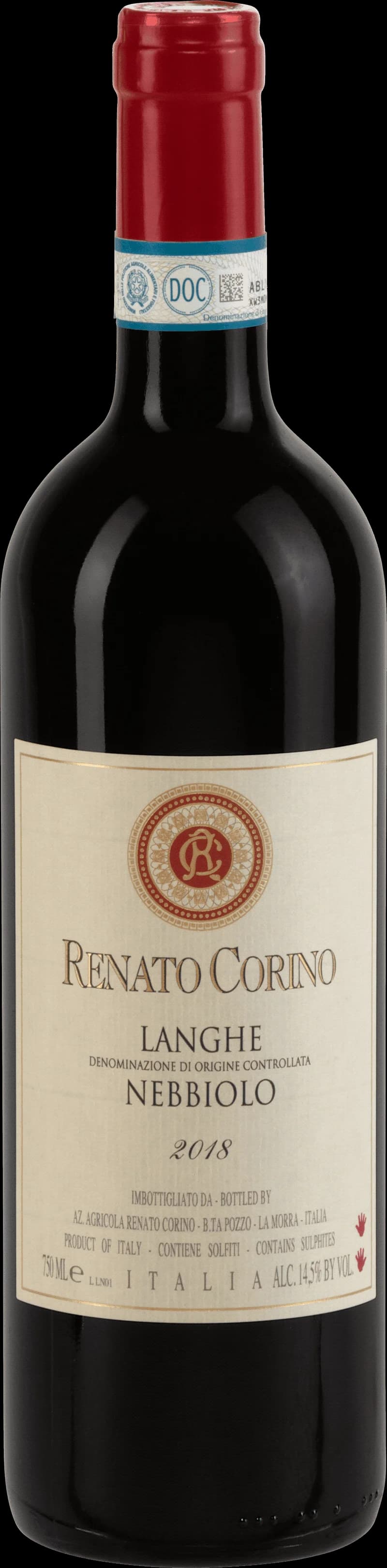 Flaska rött vin från Renato Corino