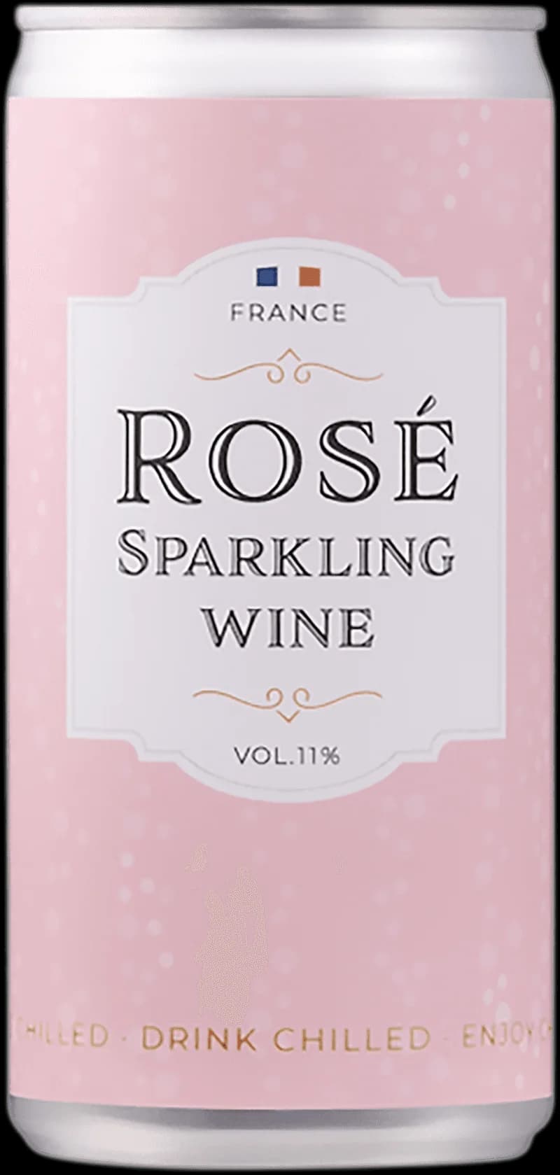 Flaska av rosé mousserande vin från Belrose