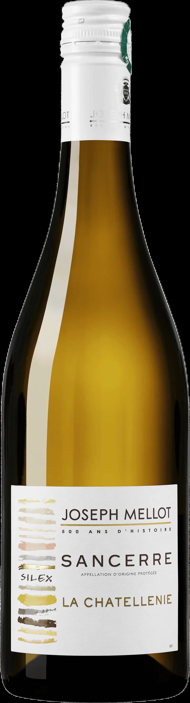 Flaska Sancerre La Châtellenie vitt vin från Loiredalen