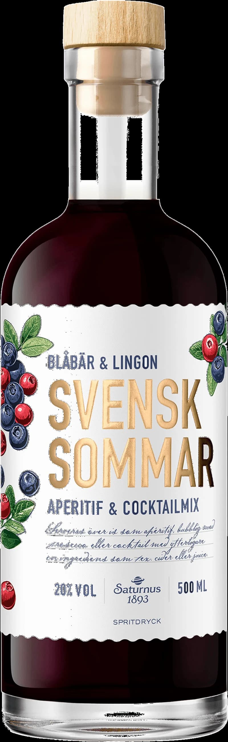 Svenska sommar aperitifer på ett bord med glas och flaskor.