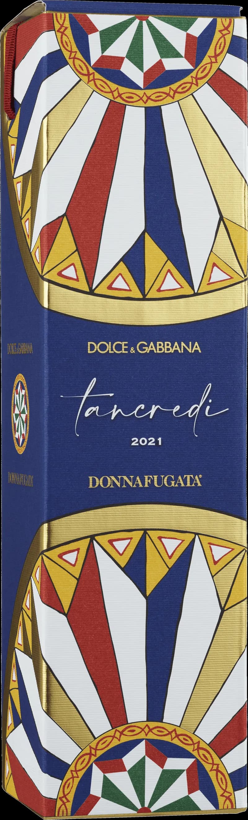Flaska av rött vinet Tancredi från Dolce & Gabbana