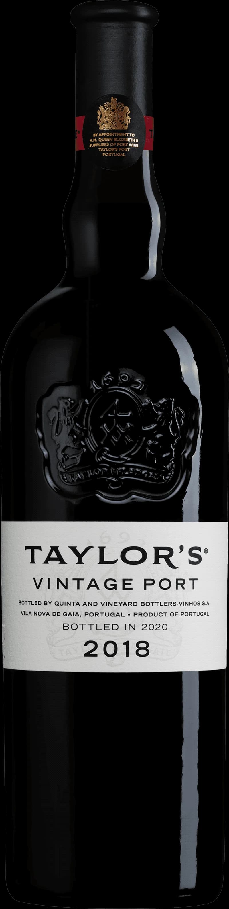 Flaska Taylor's starkvin på bordet