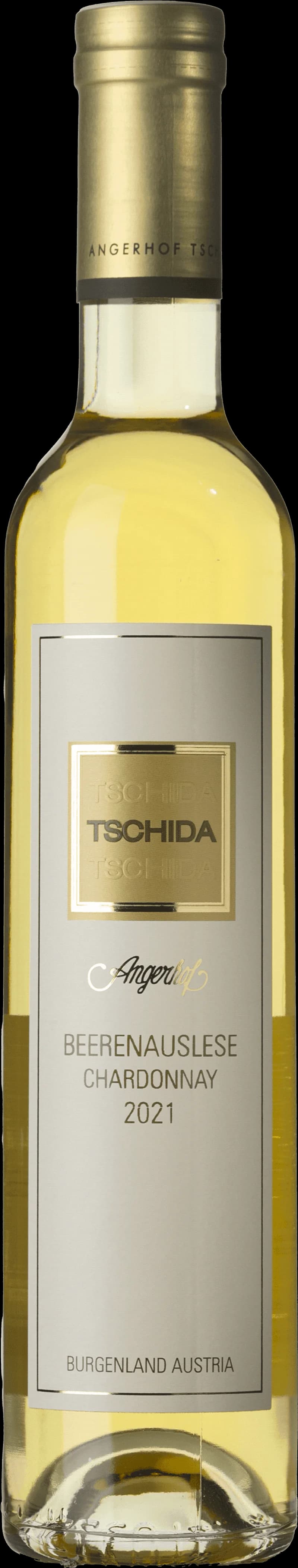 Flaska med vitt vin från Tschida