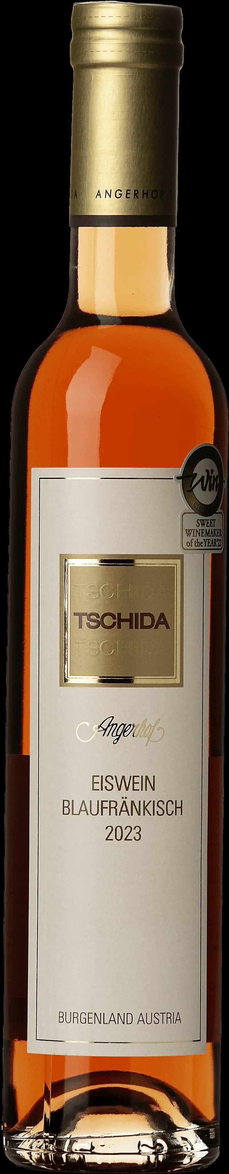 Flaska med vitt vin från Tschida