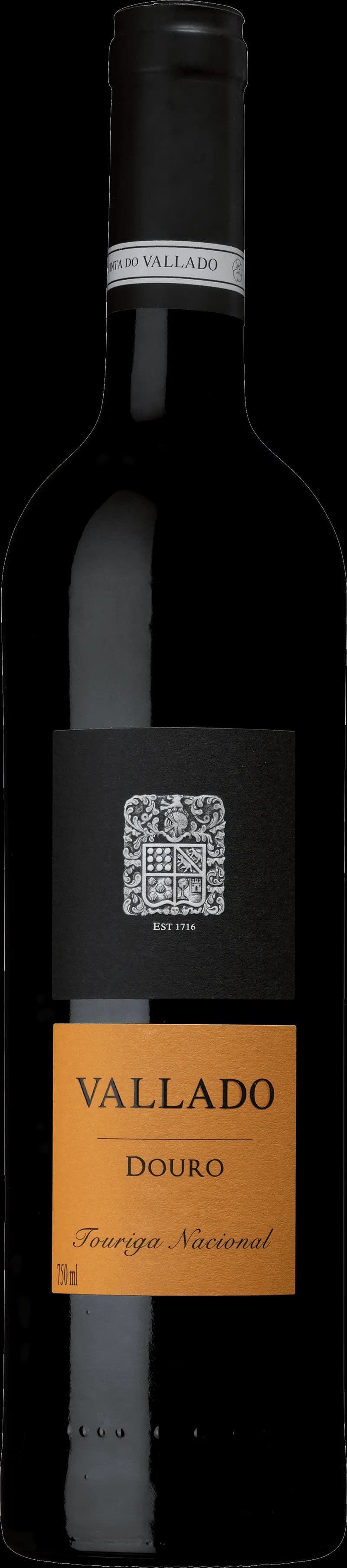 Flaska med rött vin från Quinta do Vallado