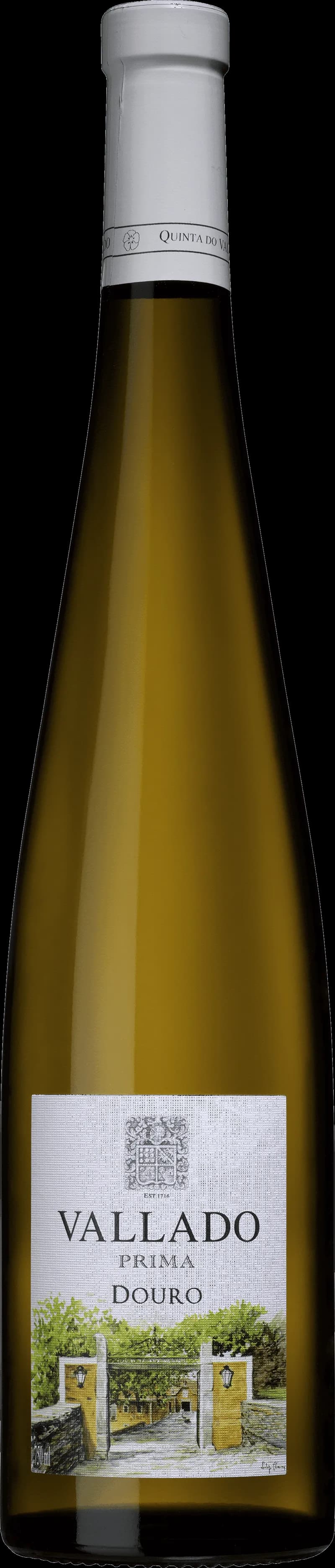 Flaska med vitt vin från Quinta do Vallado