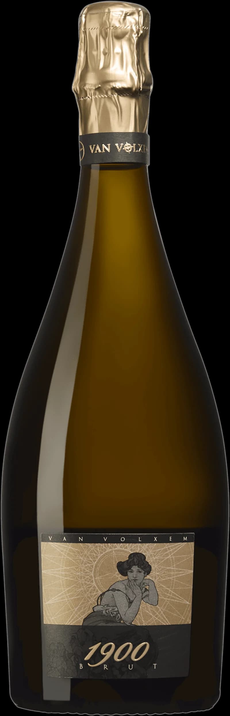 Flaska med mousserande vin från Van Volxem