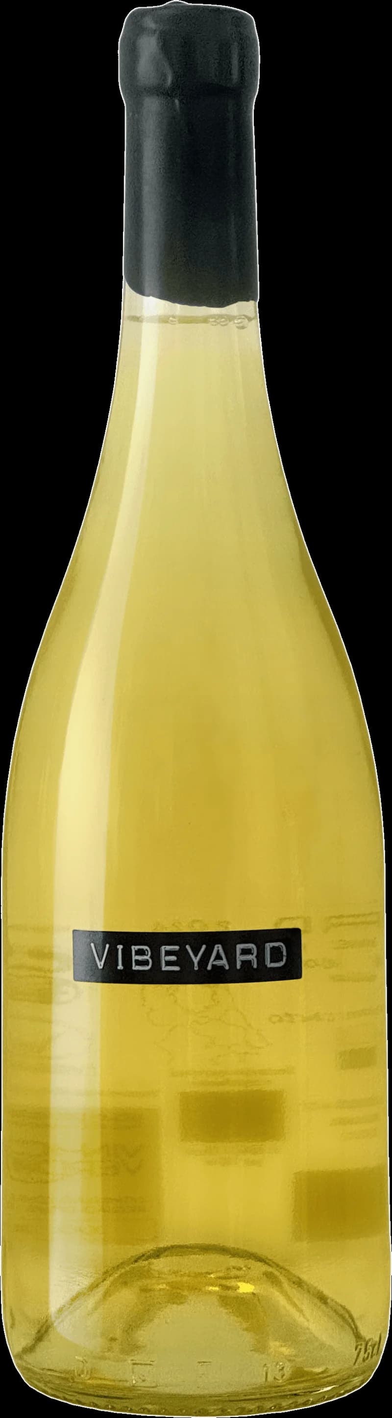 Flaska av vitt vin från Vibeyard