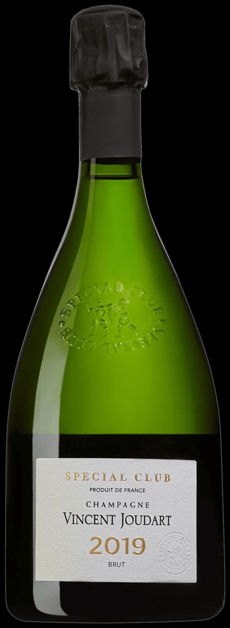 Vincent Joudart mousserande vin i ett glas