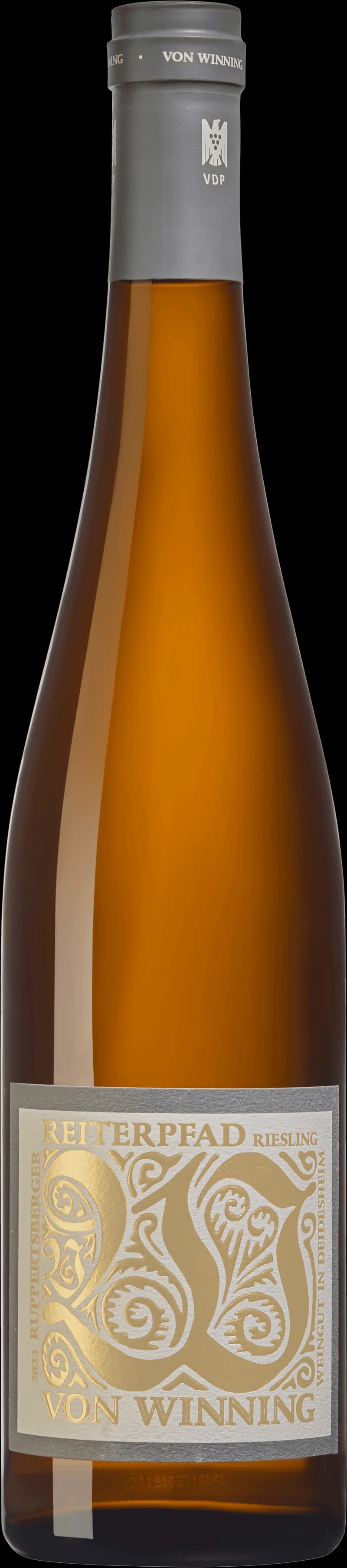 Flaska av vitt vin från Von Winning