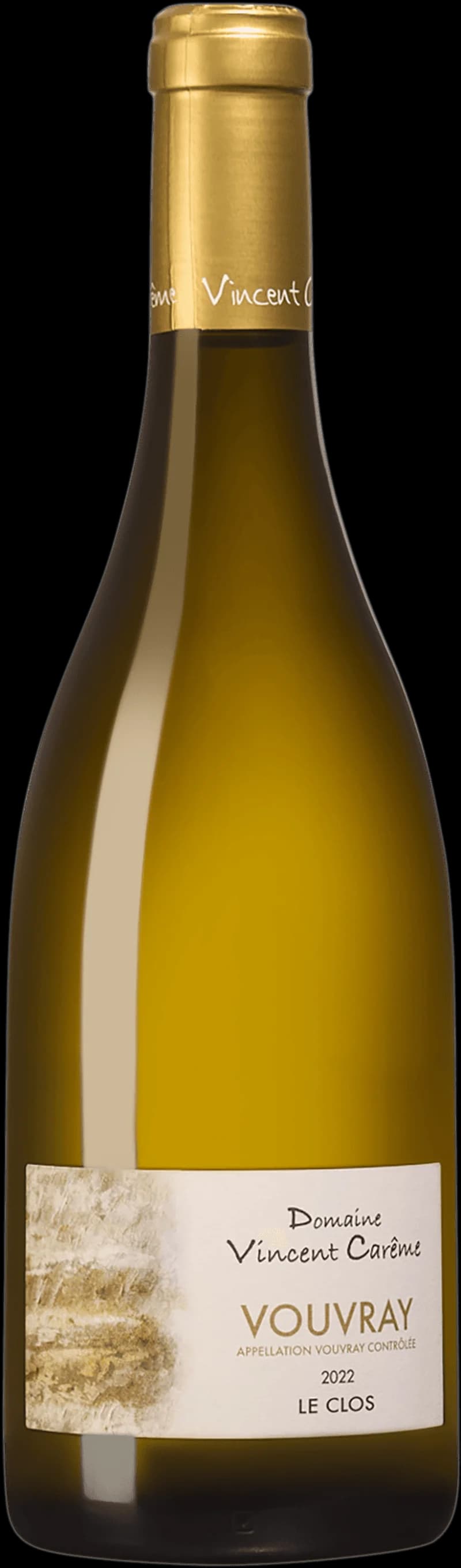Ett glas Vouvray vitt vin från Loiredalen