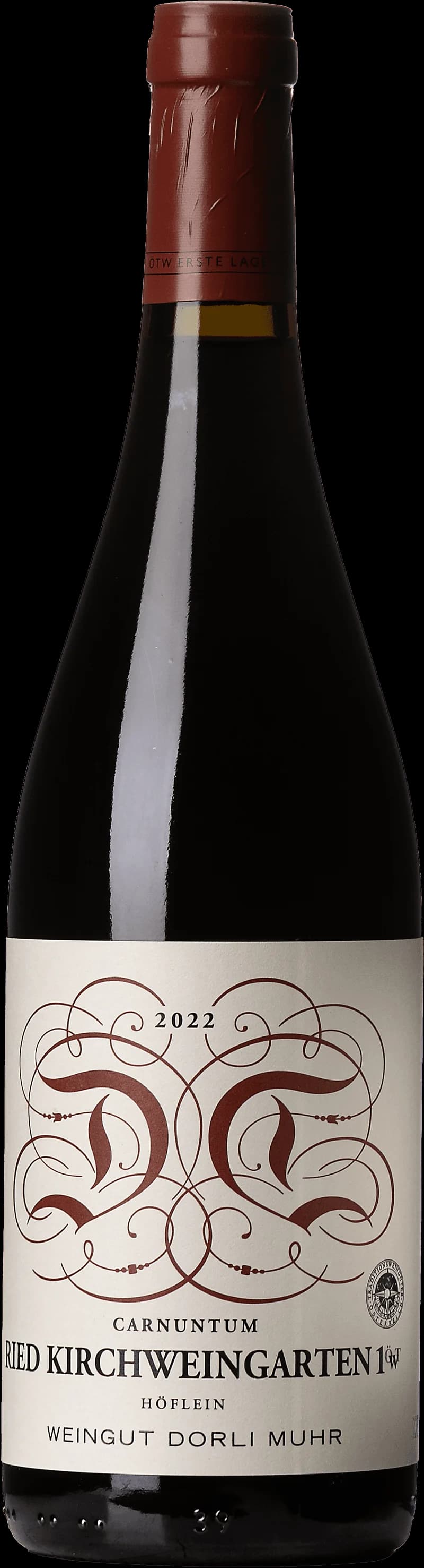 Flaska rött vin från Weingut Dorli Muhr