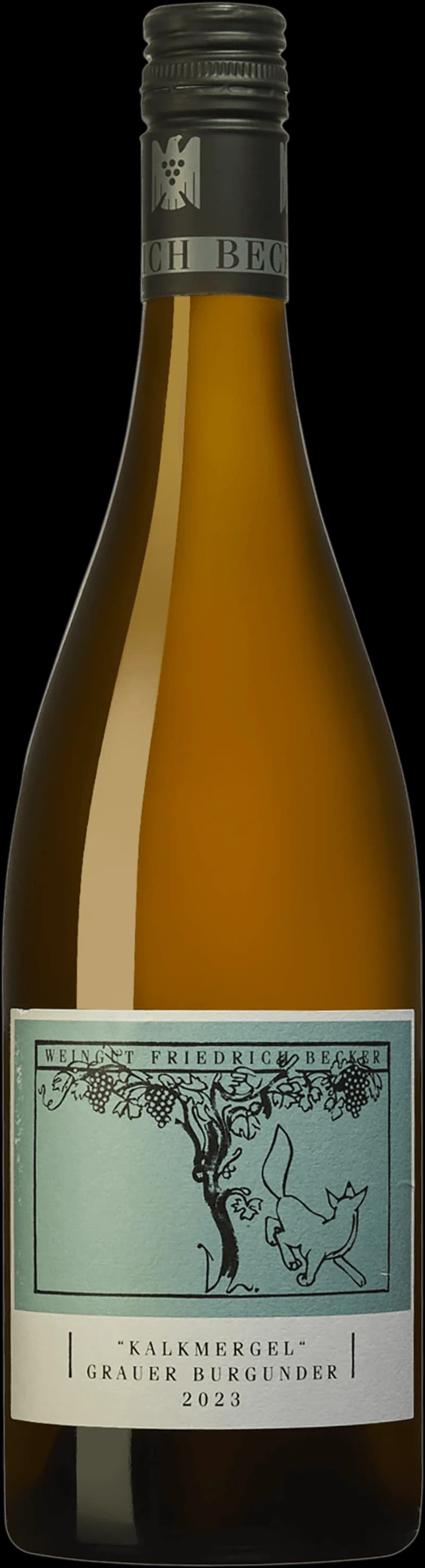 Flaska vitt vin från Weingut Friedrich Becker