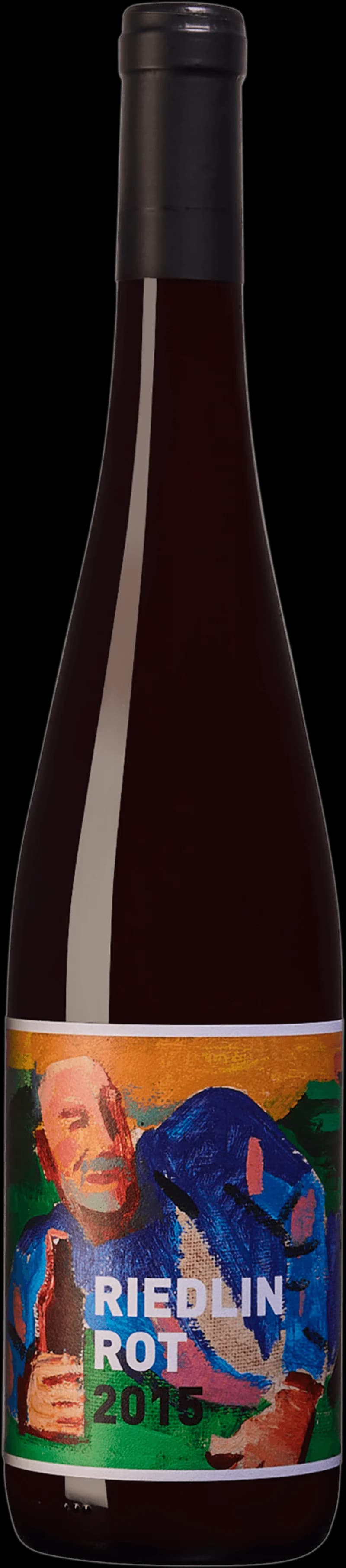 Flaska rött vin från Weingut Markus Riedlin