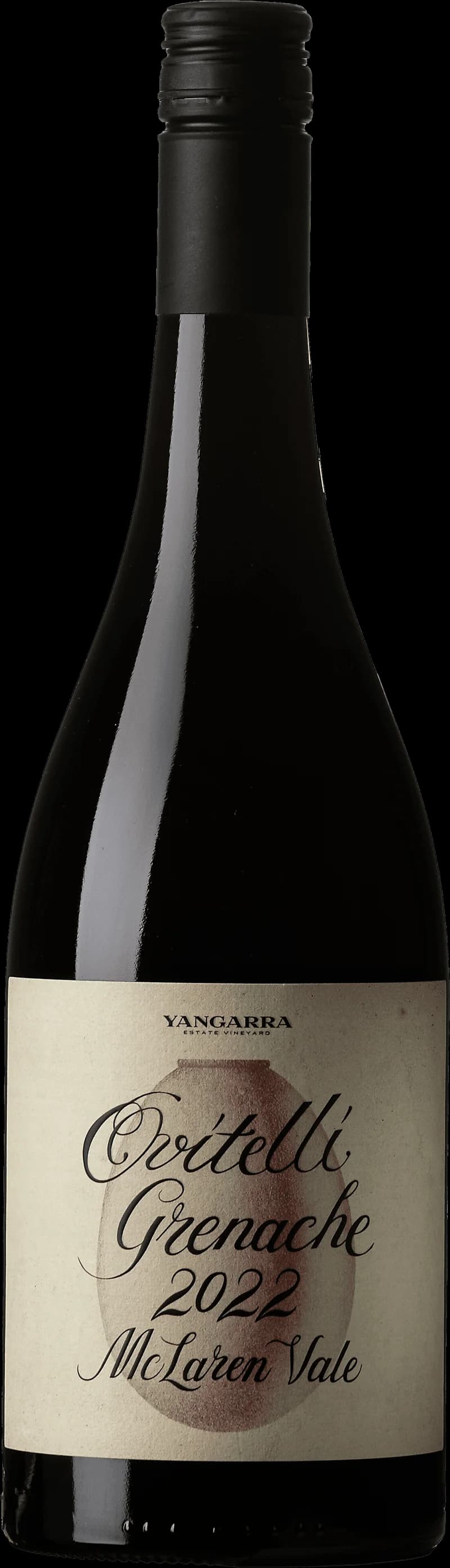 Flaska av Yangarra Estate rött vin på bordet
