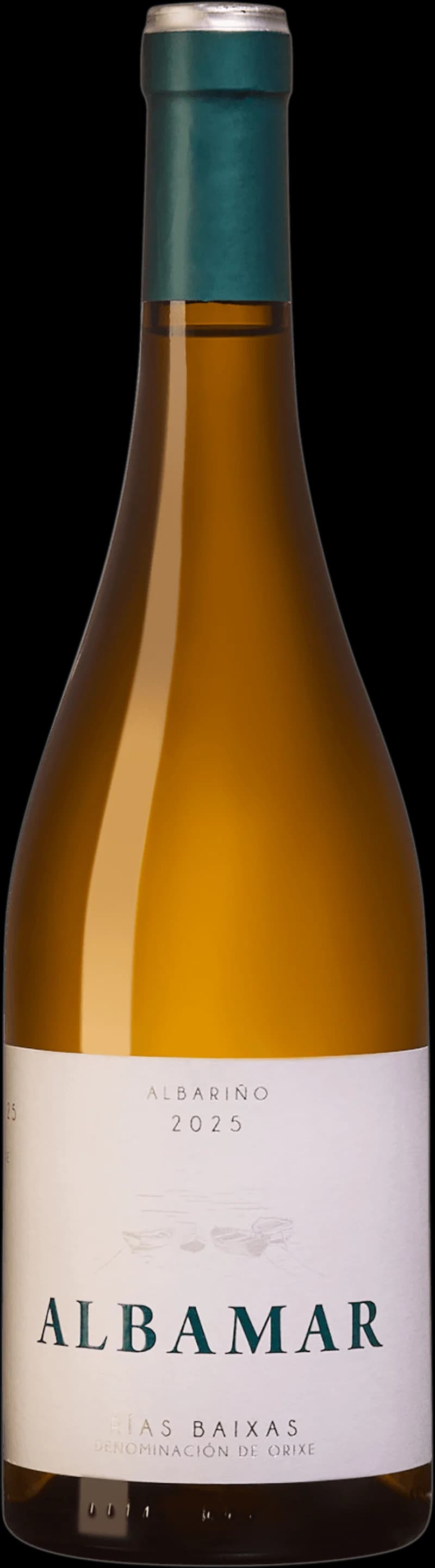Flaska Albamar vitt vin