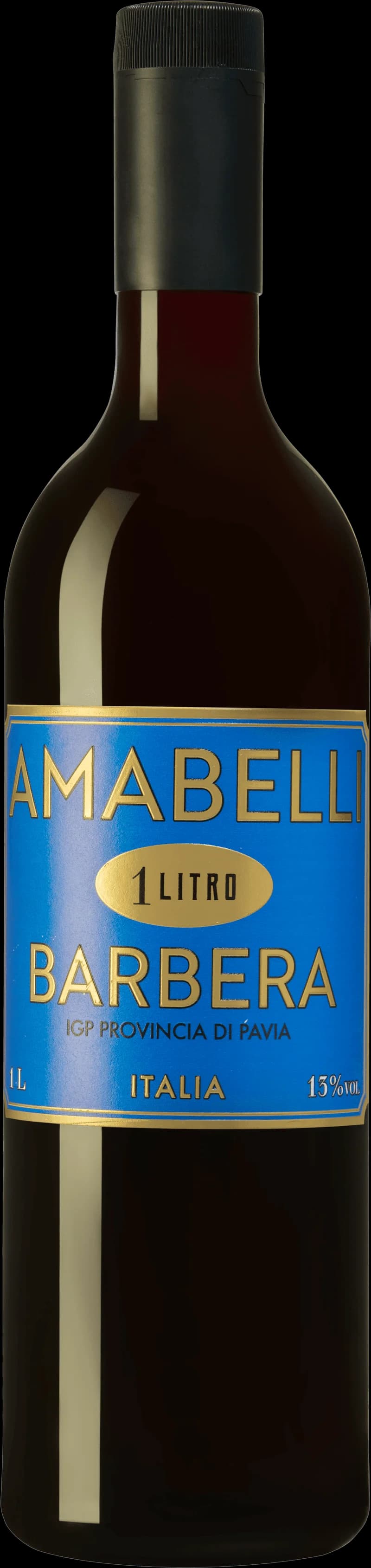 Flaska Amabelli rött vin mot en neutral bakgrund