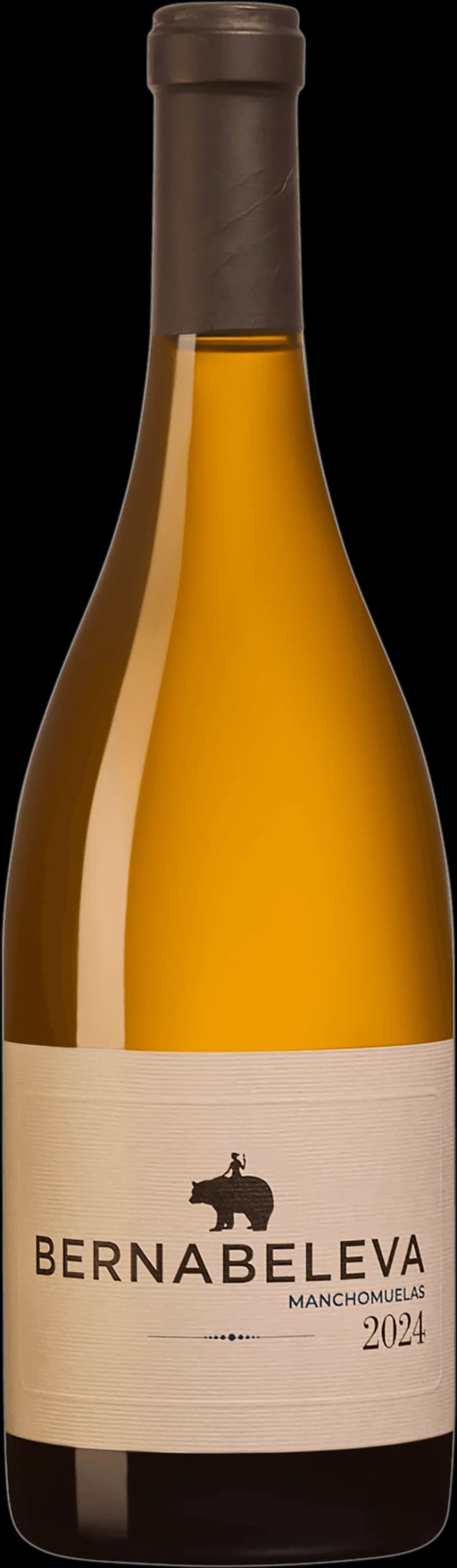 Flaska vitt vin från Bodegas Bernabeleva, spansk vitvinproducent