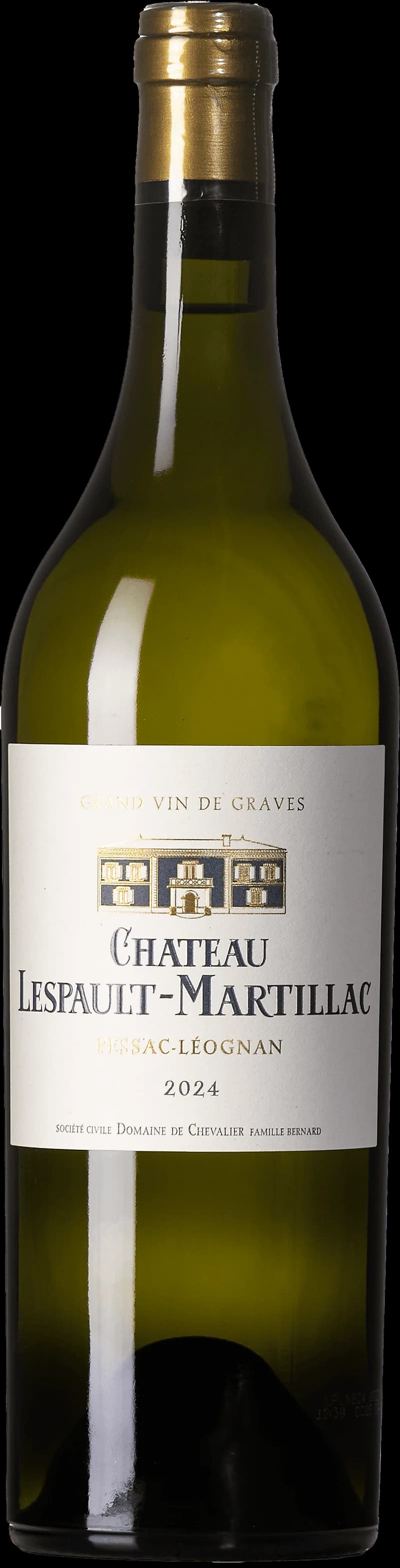 Flaska Lespault-Martillac vitt vin från Pessac-Léognan, Bordeaux