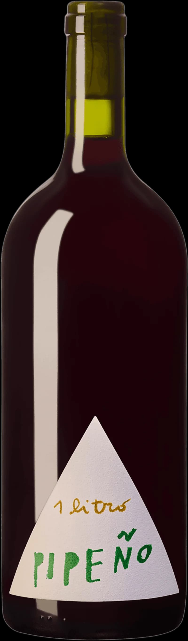 Flaska Pino Rom serverad tillsammans med ett glas rött vin