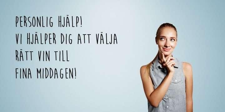 Vill du ha personlig hjälp med att matcha vin till din middagsrätt?