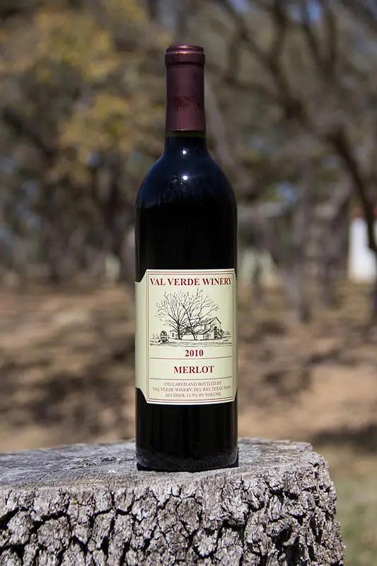Texas en falska Merlot vin 