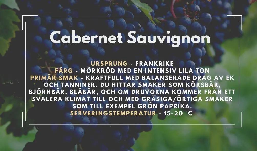 Allmän information om Cabernet sauvignon