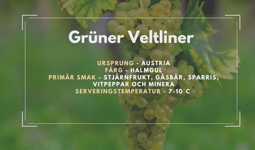 Allmän information om  Grüner Veltliner