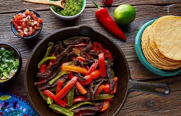 Fajitas & 5 goda öl till!