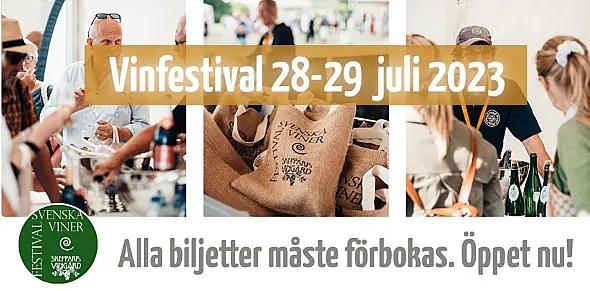 Bokningen Vinfestival i Österlen 2023 har öppnat!