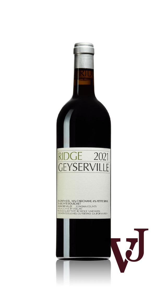 Ridge Geyserville 2021 från www.vinjournalen.se