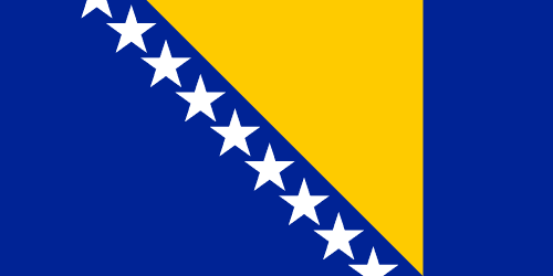 Bosnien-Hercegovina Flag