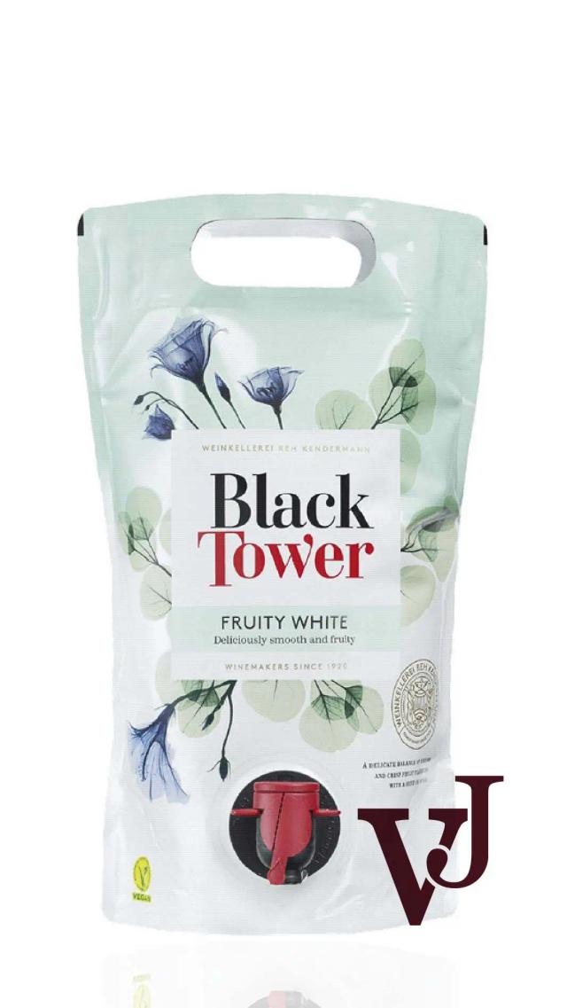 Black Tower Fruity White från www.vinjournalen.se