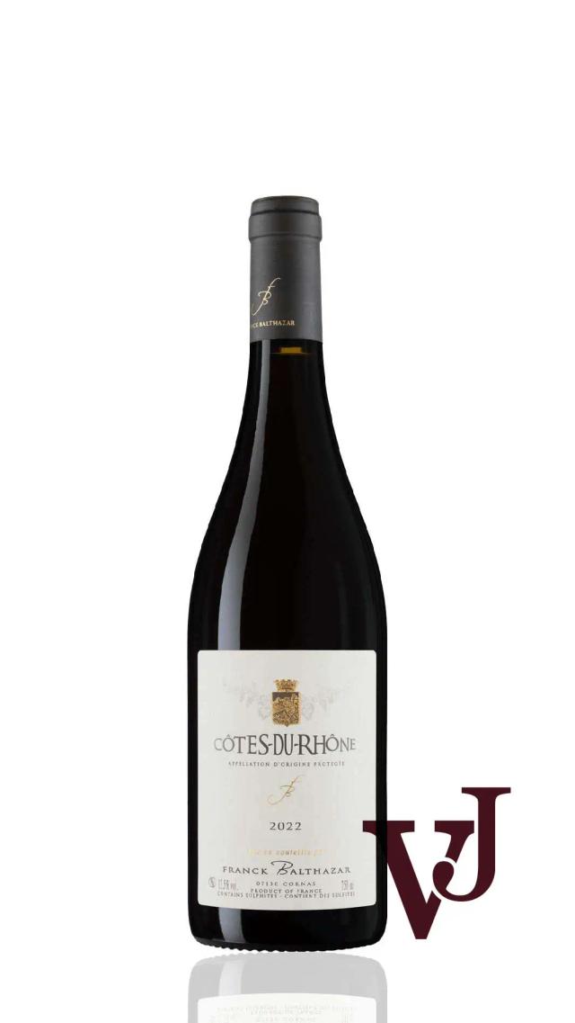 Franck Balthazar Côtes-du-Rhône 2022 från www.vinjournalen.se