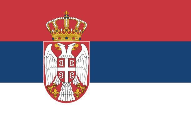 Serbien och Montenegro Flag