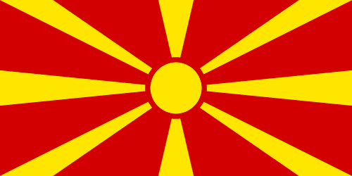 Nordmakedonien Flag