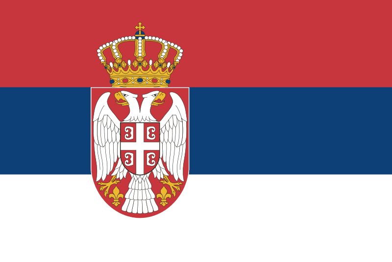 Serbien Flag