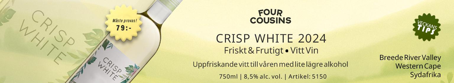 four cousins crisp white 2024